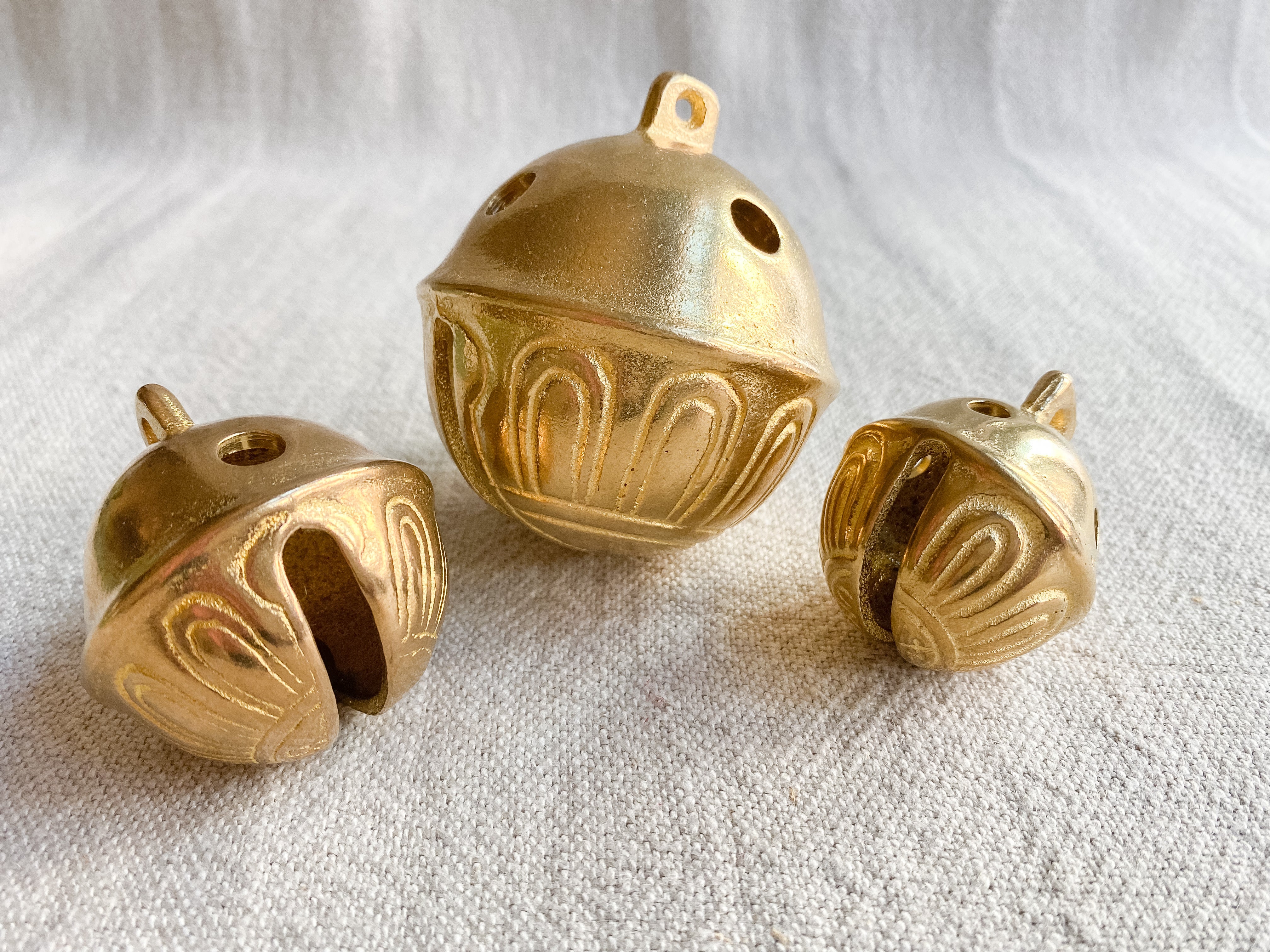 Authentic, solid brass, sleigh bells from Santa's Sleigh Bells – Santa's  Sleigh Bells