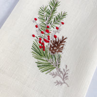 Holiday Sprig Tea Towel