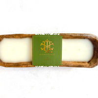 Noble Fir Dough Bowl Candles