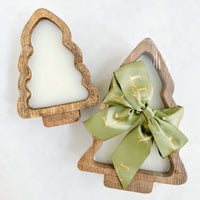Noble Fir Tree Dough Bowl Candle