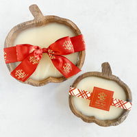 Pumpkin Dough Bowl Candle