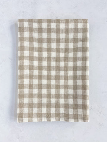 Signature Checkered Linen Napkins (Set of 4)