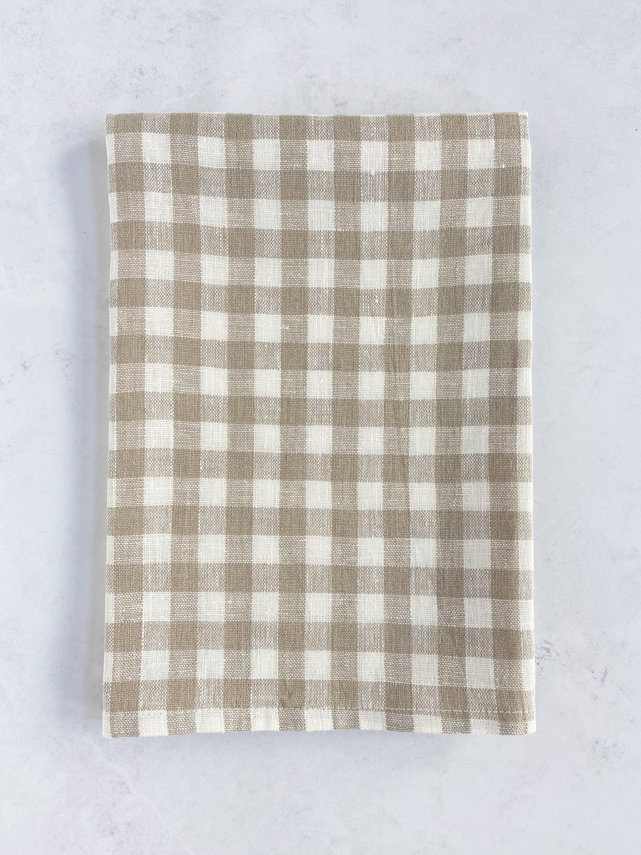 Signature Checkered Linen Napkins (Set of 4)