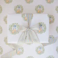 Holiday Wreath Gift Wrap